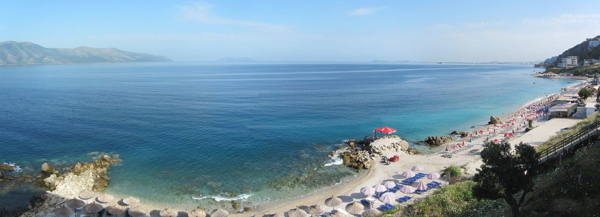 The bay and beaches of Vlorë
